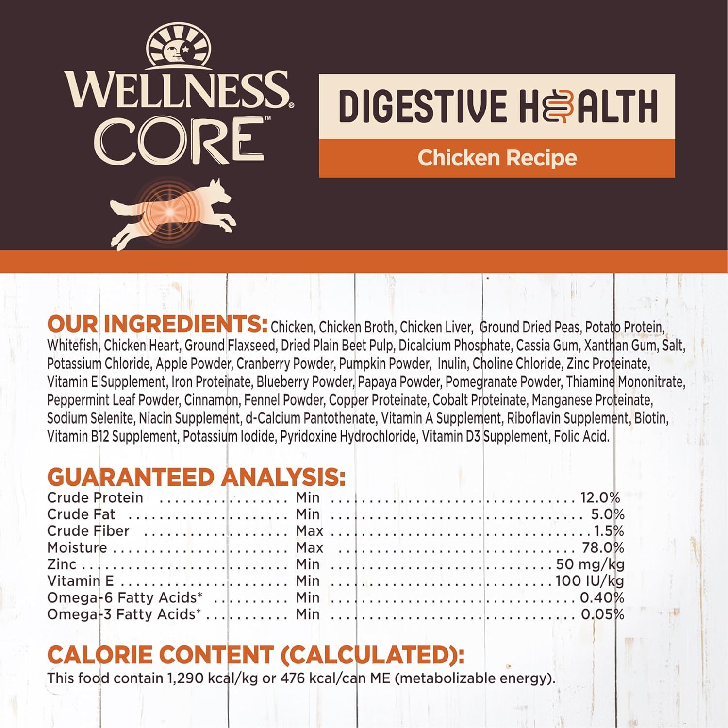 Wellness CORE Digestive Health Chicken Grain Free Wet Dog Food, 13 Ounce Can (Pack of 12): Pet Supplies: Amazon.com