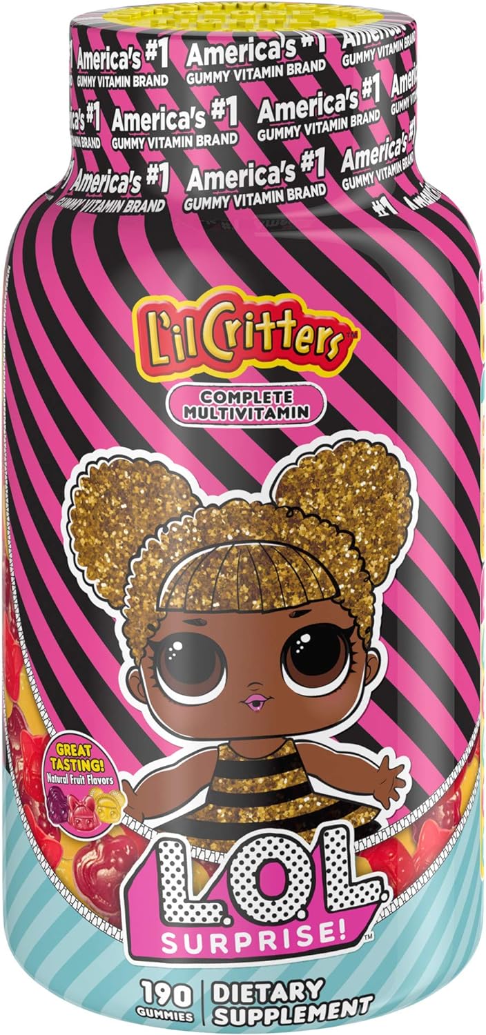 L'Il Critters Lol Surprise Complete Multivitamin Gummies 190 Count (Pack Of 1)