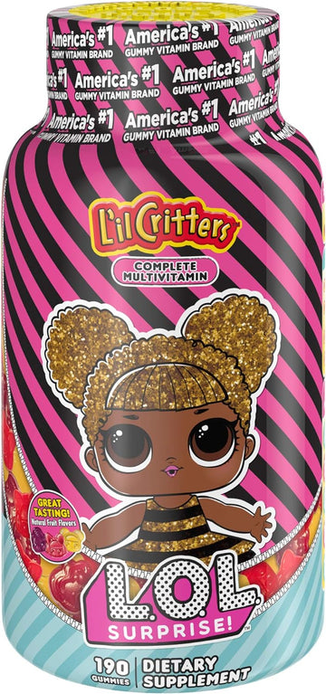 L'Il Critters Lol Surprise Complete Multivitamin Gummies 190 Count (Pack Of 1)