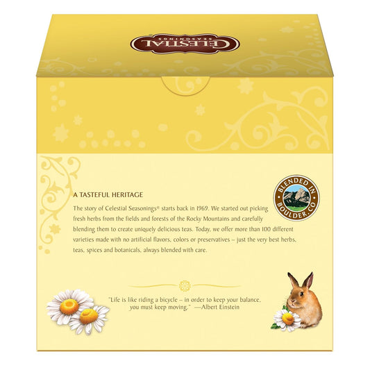 Celestial Seasonings Herbal Tea, Chamomile, Caffeine Free, 40 Tea Bags (Pack Of 6)