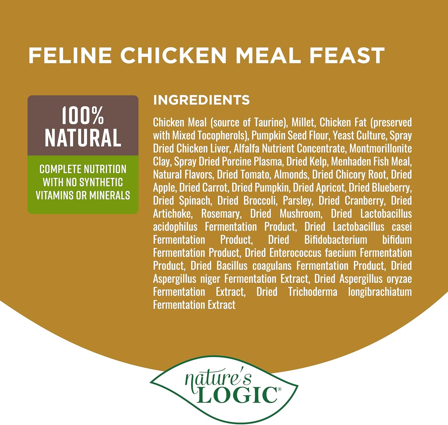 Nature'S Logic Feline Chicken Meal Feast, 15.4Lb : Edible Pet Treats : Pet Supplies