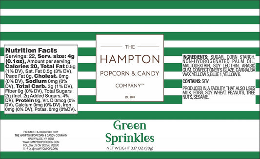Blue Sprinkles Jimmies 11.28 Oz, Blue Sprinkles For Cake Decorating, Cake Sprinkles, Sprinkles For Baking, Ice Cream & More, Light Blue Sprinkles, The Hampton Candy Company