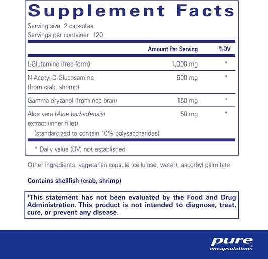 Pure Encapsulations G.I. Integrity | Enhanced Support For Gastrointestinal Integrity And Function | 240 Capsules