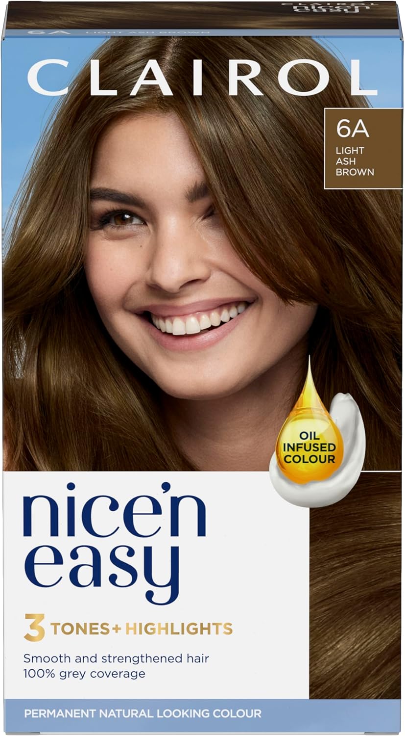 Clairol Clairol Nice'N Easy Crème, Natural Looking Oil Infused Permanent Hair Dye, 5R Medium Auburn