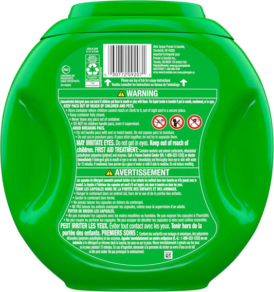 Gain Flings Laundry Detergent Soap Pacs He Compatible Long Lasting Scent, Original Scent, 76 Count