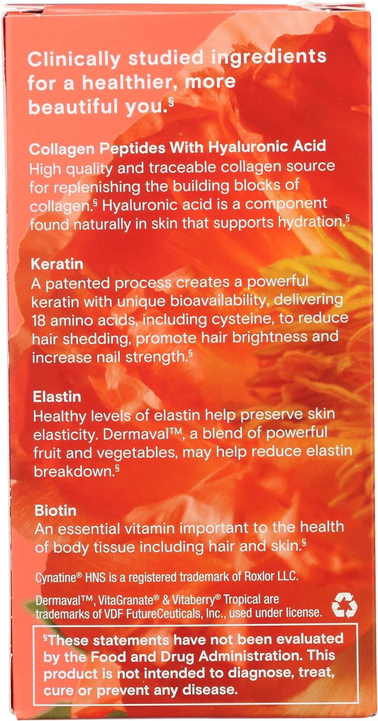 Reserveage Beauty, Tres Beauty 3, Beauty Supplement For Hair Growth, Skin Care And Nail Care, Collagen Supplement With Keratin And Biotin, Gluten Free, 90 Capsules (30 Servings)