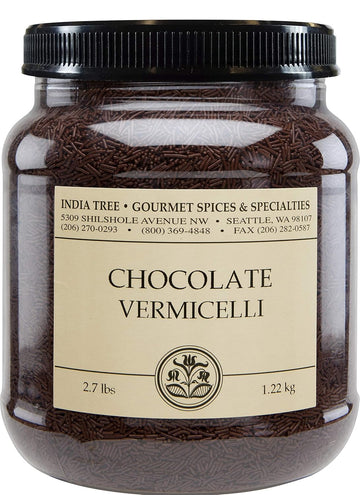 India Tree Chocolate Vermicelli, 2.7 Lb