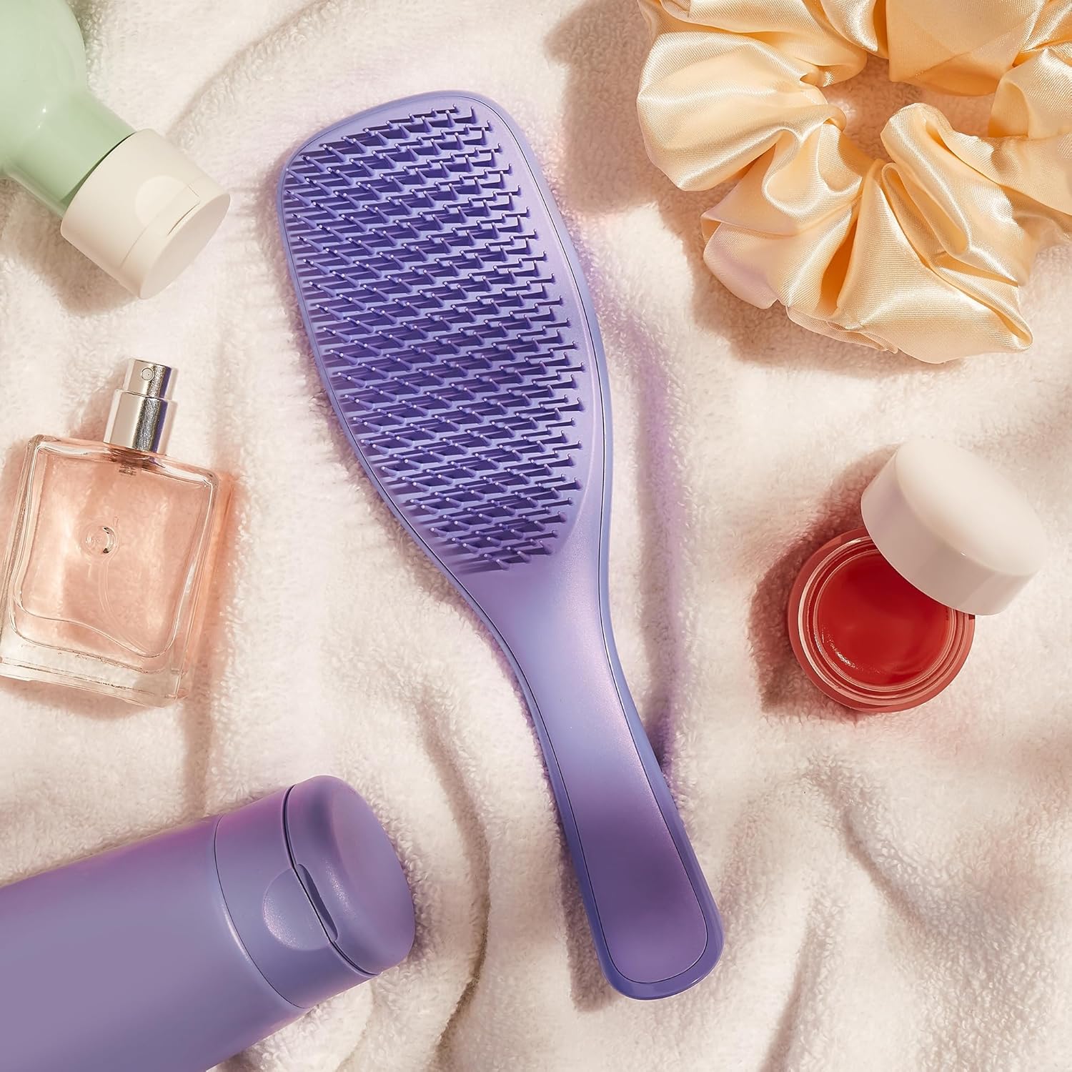 Tangle Teezer | The Naturally Curly Wet Detangler Hairbrush for 3C to 4C Hair | Reduces Frizz | Purple Passion : Tangle Teezer Wet Detangler Curly purple passion &: Amazon.co.uk: Beauty
