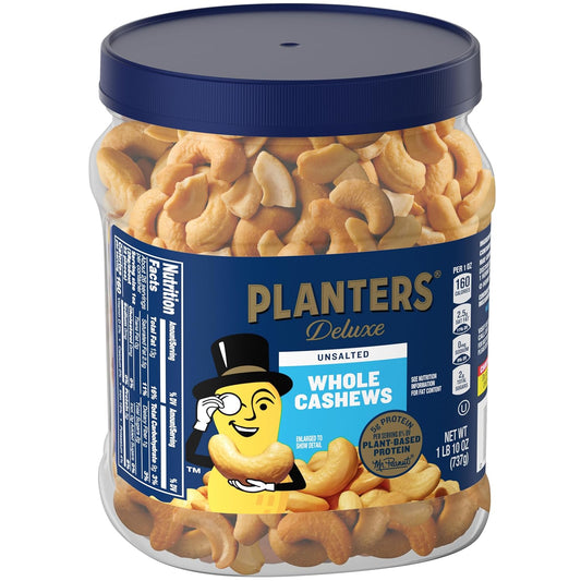 Planters Unsalted Premium Cashews, 26 Oz