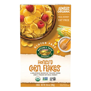 Nature's Path Organic Honey'd Corn Flakes Cereal, 10.6 oz