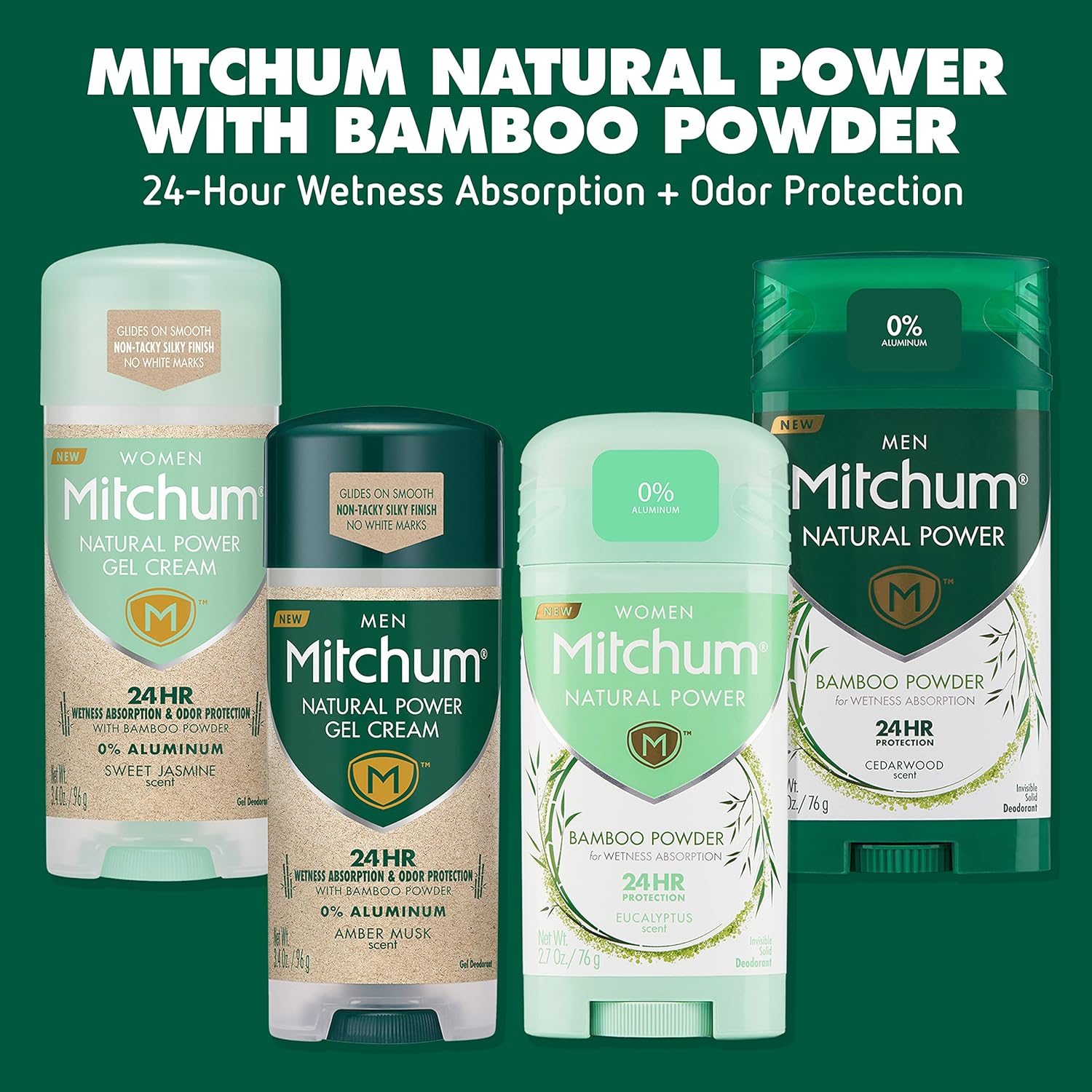 Mitchum Mitchum Natural Gel Cream for Men, Amber Musk, 3.4 oz. : Beauty & Personal Care