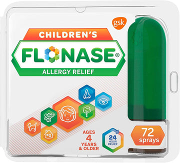 Flonase Children’S Allergy Relief Nasal Spray, 24-Hour Non-Drowsy Multi-Symptom Relief – 72 Sprays