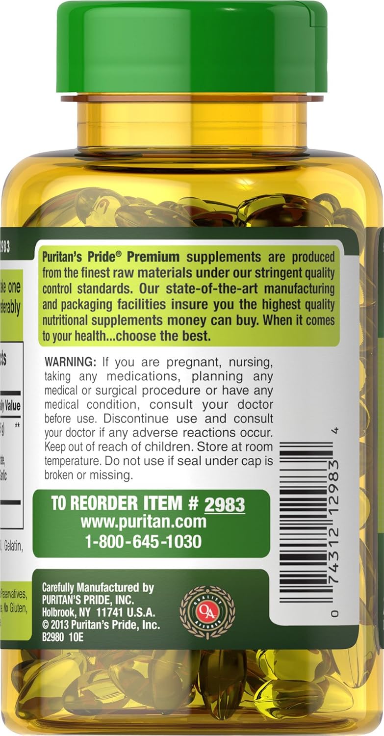 Puritan's Pride Garlic Oil, 5000 Mg, 250 Count : Grocery & Gourmet Food