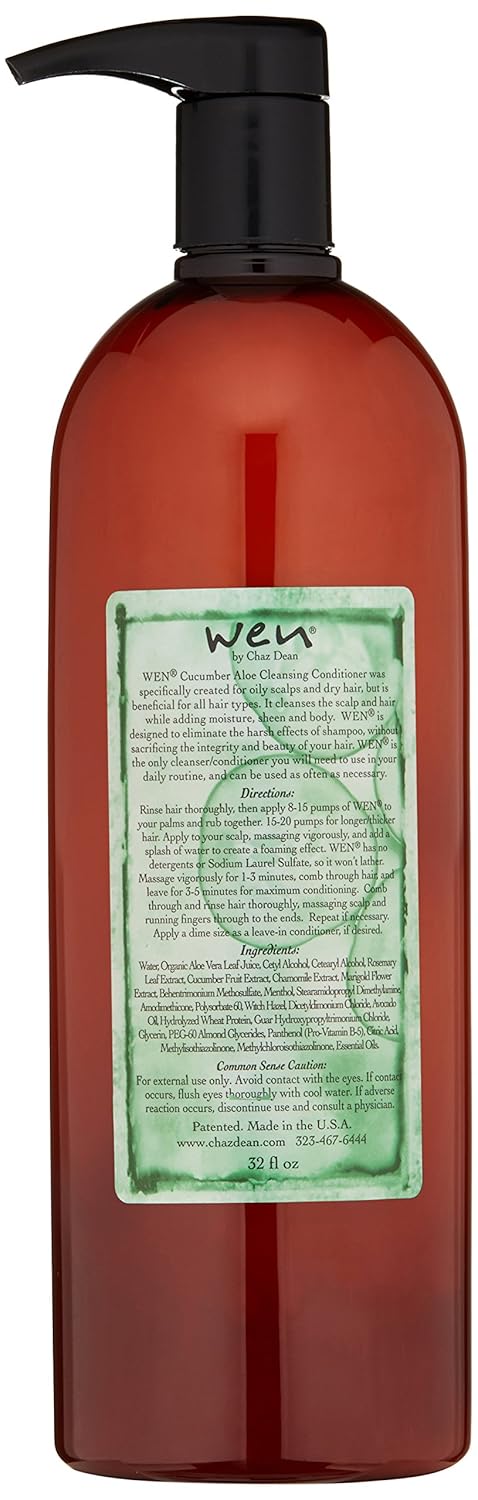Wen Cucumber Aloe Cleansing Conditioner, 32 Fl. Oz