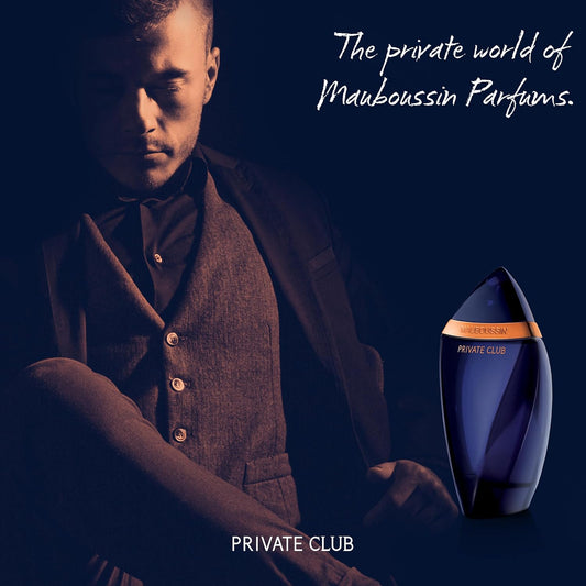 Mauboussin - Private Club 100Ml (3.3 Fl Oz) - Eau De Parfum For Men - Woody & Oriental Scents