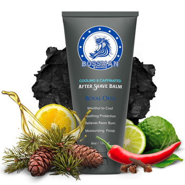 Bossman Silk Lotion Shaving Cream & Cooling After Shave For Men Combo – Shave Cream & After Shave Balm For Men