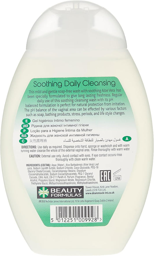 Beauty Formulas Feminine Aloe Vera Soothing Intimate Cleansing Wash
