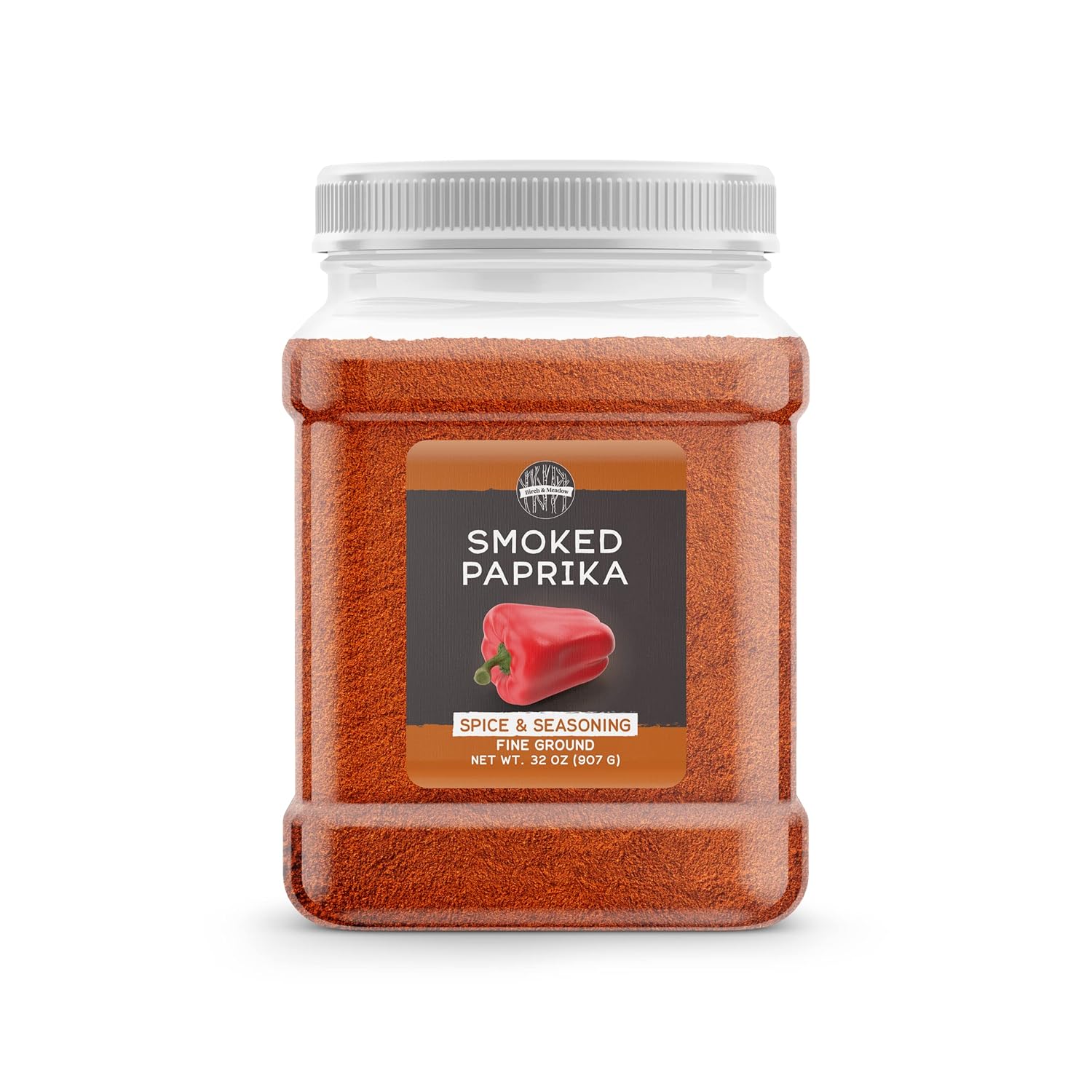 Birch & Meadow Smoked Paprika, Fine Ground, Spice & Seasoning, Dry Rubs (2 Pounds)