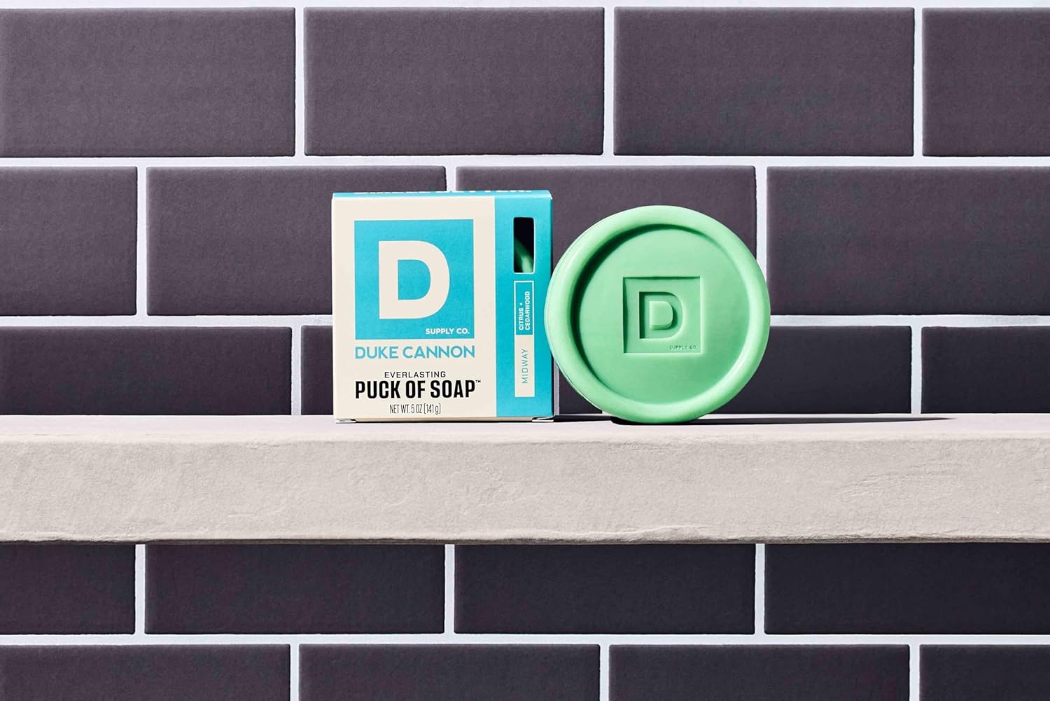 Duke Cannon Supply Co. Bar Soap Puck - Men'S Rounded Bar Soap With Masculine Scents - Hydrating & Deep Cleaning - Disc-Shaped Mens Soap - All Skin Types - Midway,5 Oz : Beauty & Personal Care