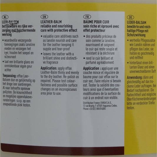 Effax Leather Balsam 647E [5 Lt]
