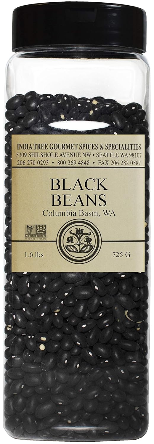 India Tree Black Beans, 1.6 Pound (Pack of 1) : Everything Else