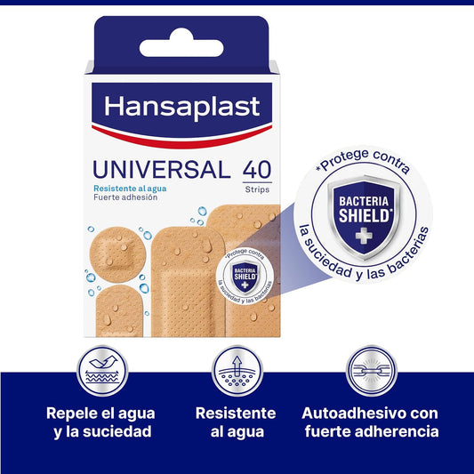 Hansaplast Tiritas, Water Resistant - 40 Strips
