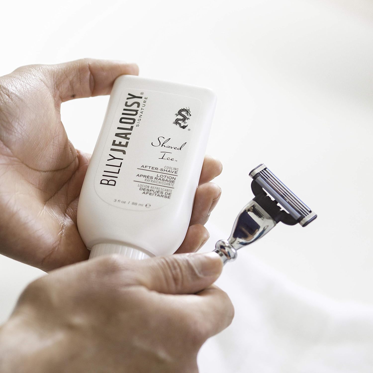 Billy Jealousy Shaved Ice After Shave Balm For Men With Aloe Leaf Juice, Cools & Hydrates Skin, Relieves Razor Irritation And Prevents Ingrown Hairs, 3 Fl Oz : Beauty & Personal Care