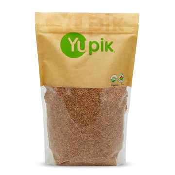Yupik Organic Golden Flax Seeds, 2.2 lb, Non-GMO, Vegan, Gluten-Free, Pack of 1