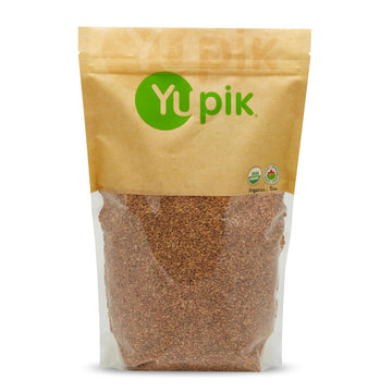 Yupik Organic Golden Flax Seeds, 2.2 Lb, Non-Gmo, Vegan, Gluten-Free, Pack Of 1