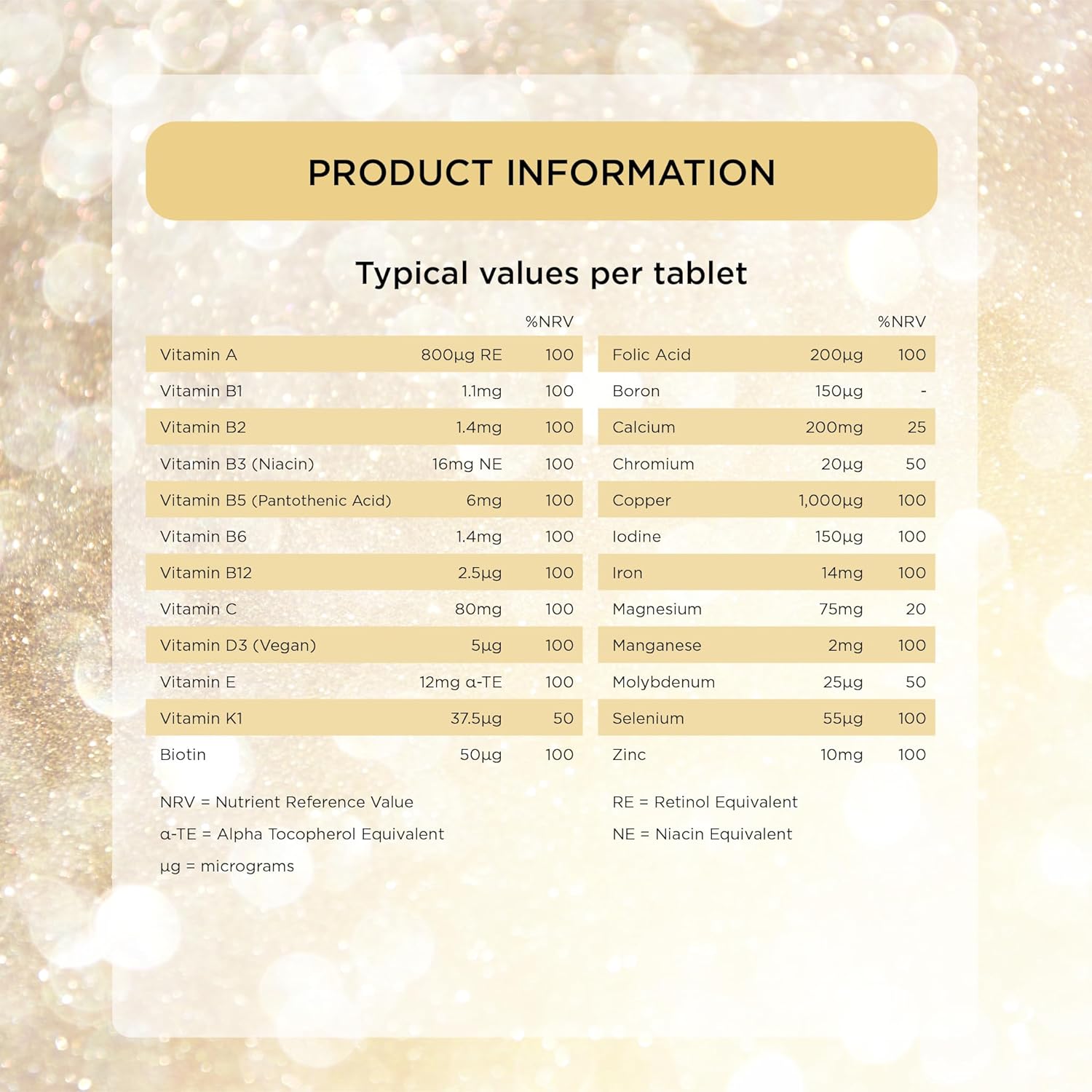 Healthspan Multivitamin Gold | A-Z Formulation | Wellbeing & Immune Support | Algal Source Vitamin D3 | Vitamins A, B, C, D, E & K | Calcium, Iron, Magnesium, Selenium & Zinc | Vegan (180 Tablets) : Amazon.co.uk: Health & Personal Care