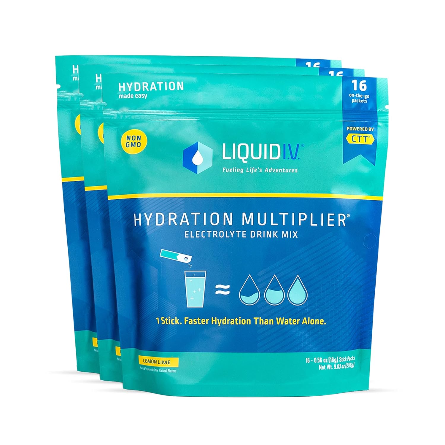 Liquid I.V. Hydration Multiplier - Lemon Lime - Hydration Powder Packe