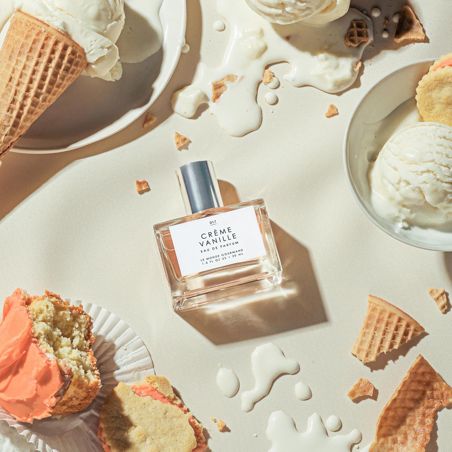 Le Monde Gourmand Crème Vanille Eau De Parfum - 1 Fl Oz (30 Ml) - Warm Vanilla, Jasmine, Amber Perfume Notes : Beauty & Personal Care