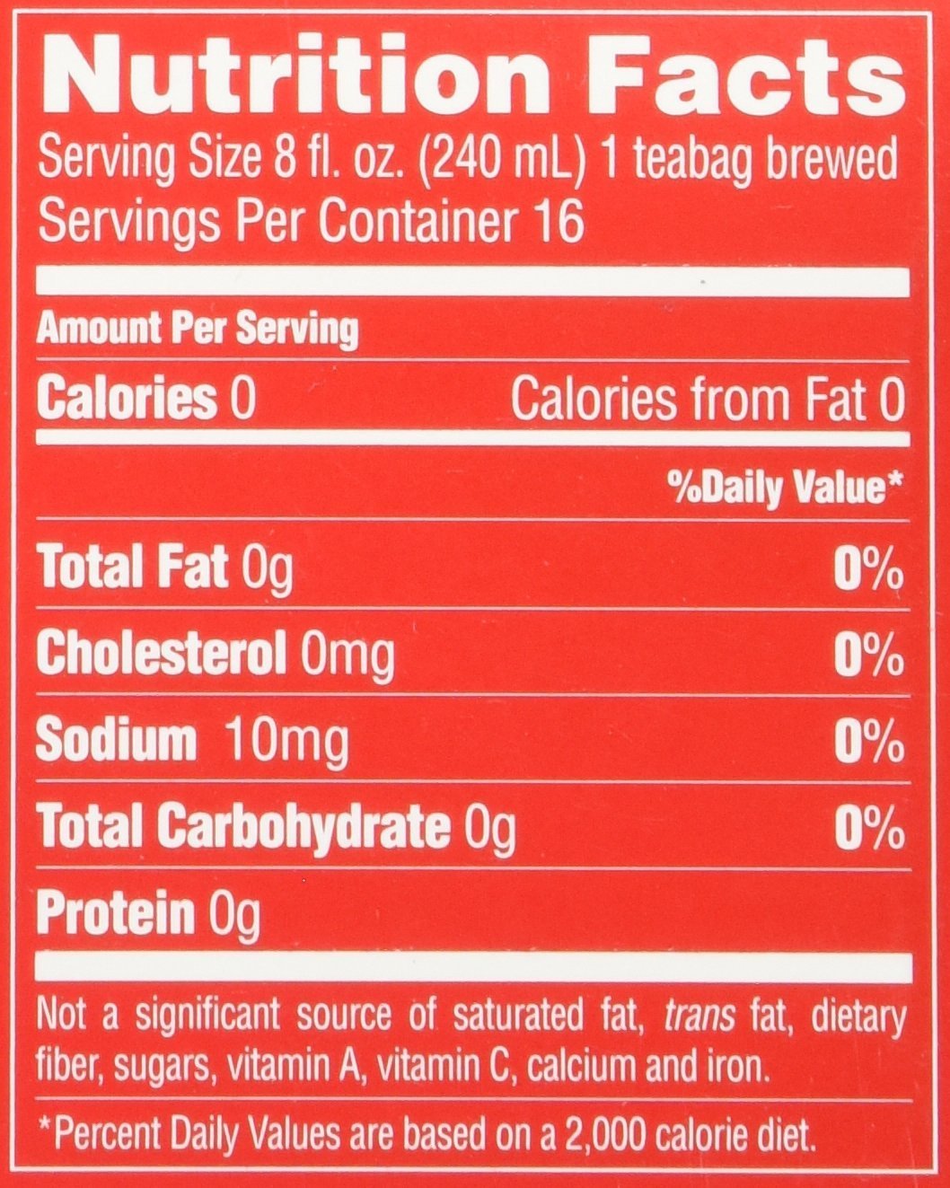 Dynasty 100% Natural Chinese Restaurant Tea Net Weight 1.13 Oz. (32G) Pack Of 16 Teabags