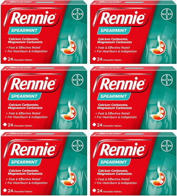 Rennie Spearmint - Pack Of 24 Tablets
