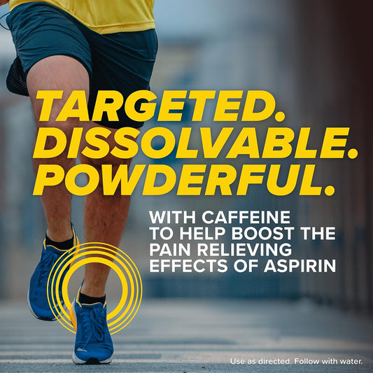 Bayer New Rapid Relief Powder Packs with Aspirin & Caffeine, Dissolvab
