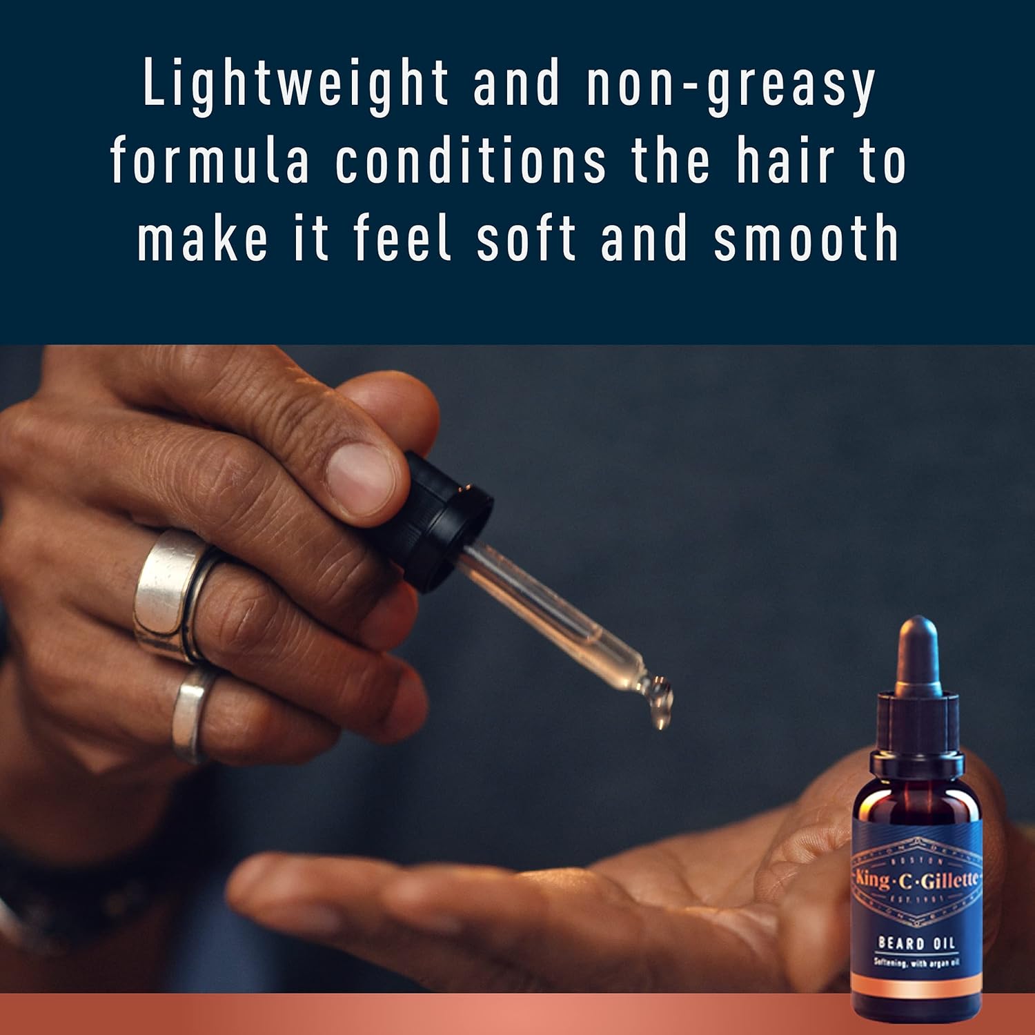 King C. Gillette Grooming Kit, 1 Razor With 2 Blade Refills,1 Oz Beard Oil, 11 Oz Beard Wash, 5 Oz Shave Gel, 1 Comb