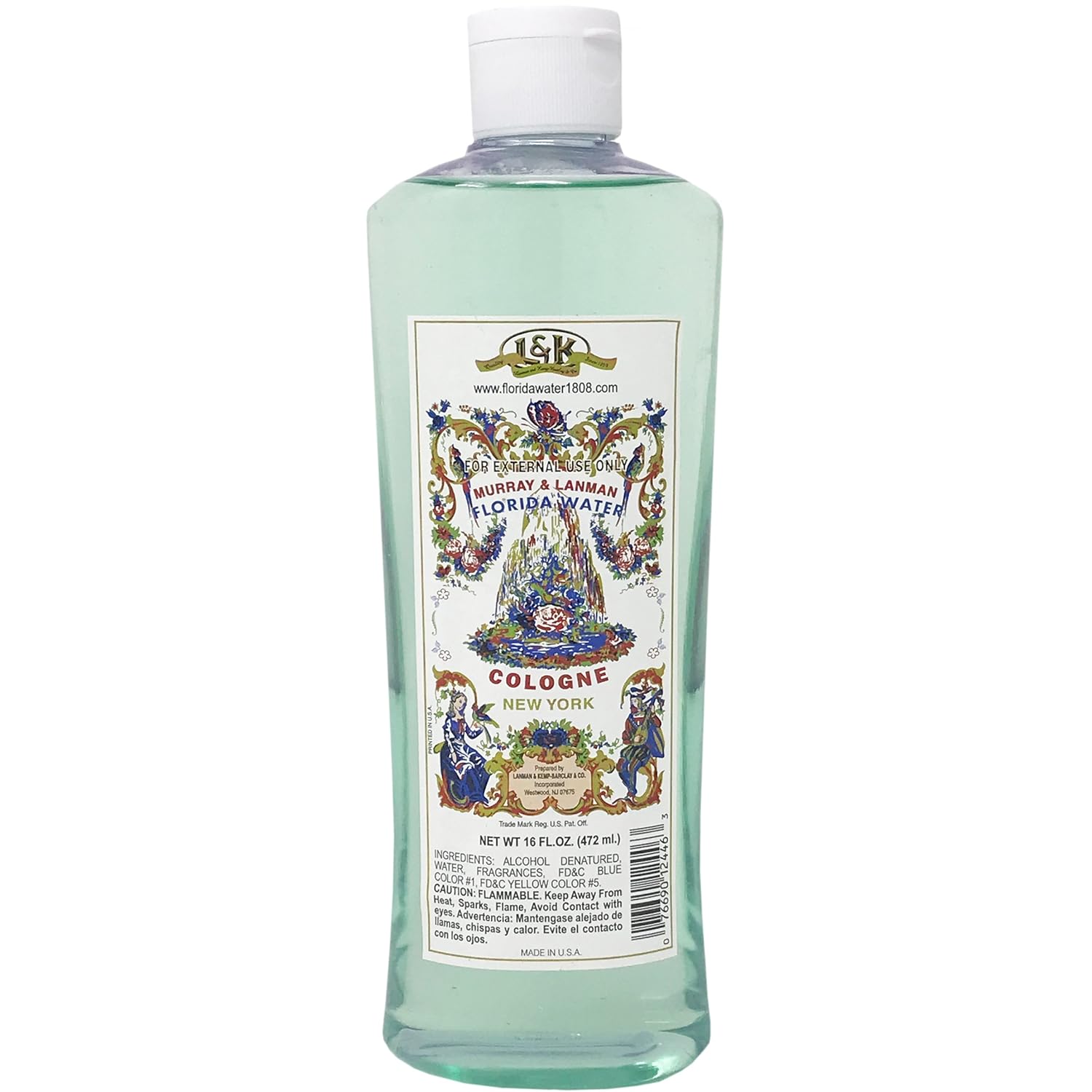 Murray & Lanman Florida Water, 16 Fluid Ounce : Grocery & Gourmet Food