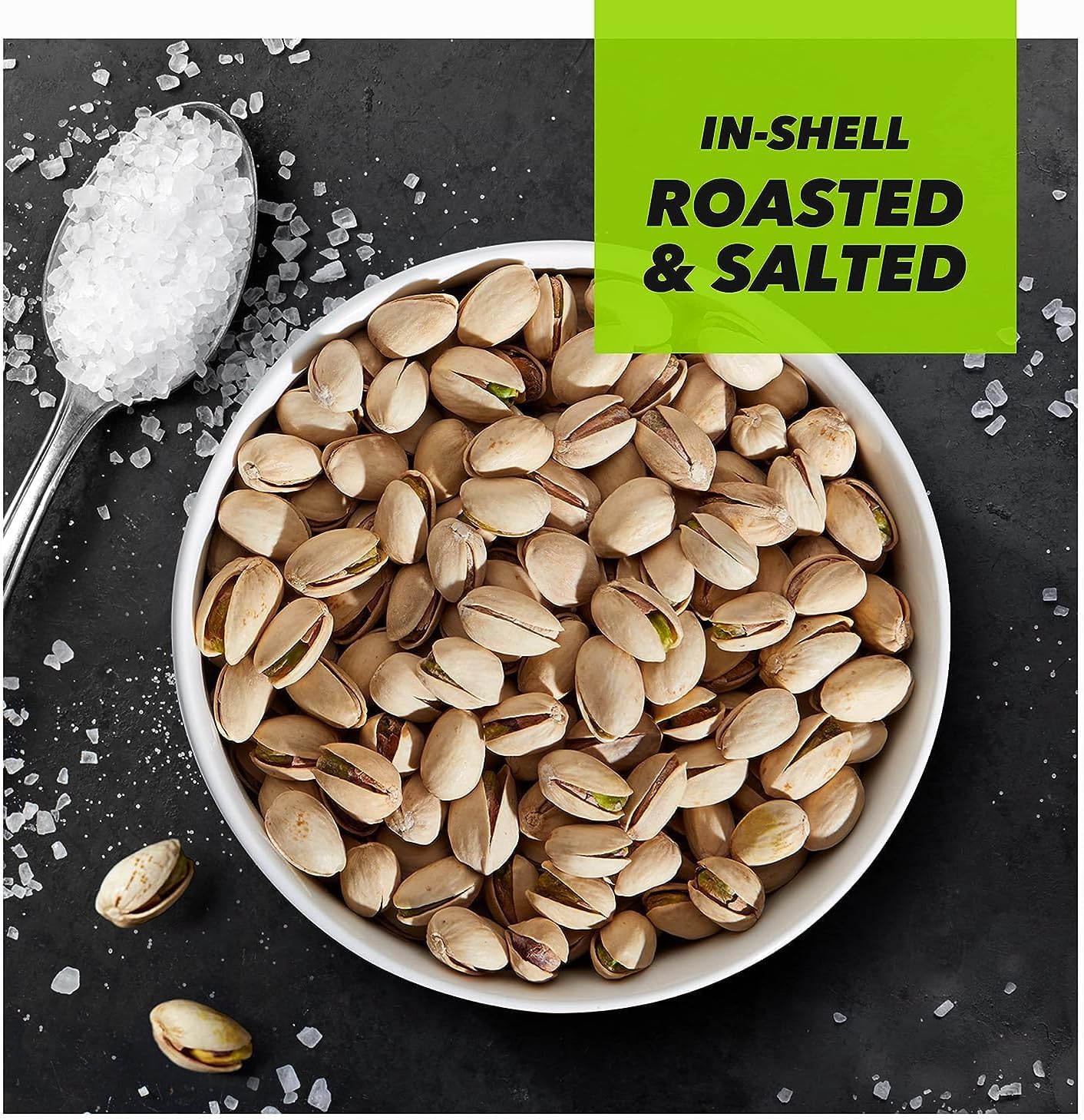 OXO Good Grips 3-Piece POP Container Set with Wonderful Pistachios In Shell, Roasted and Salted Nuts, 16 Ounce Bag: Home & Kitchen