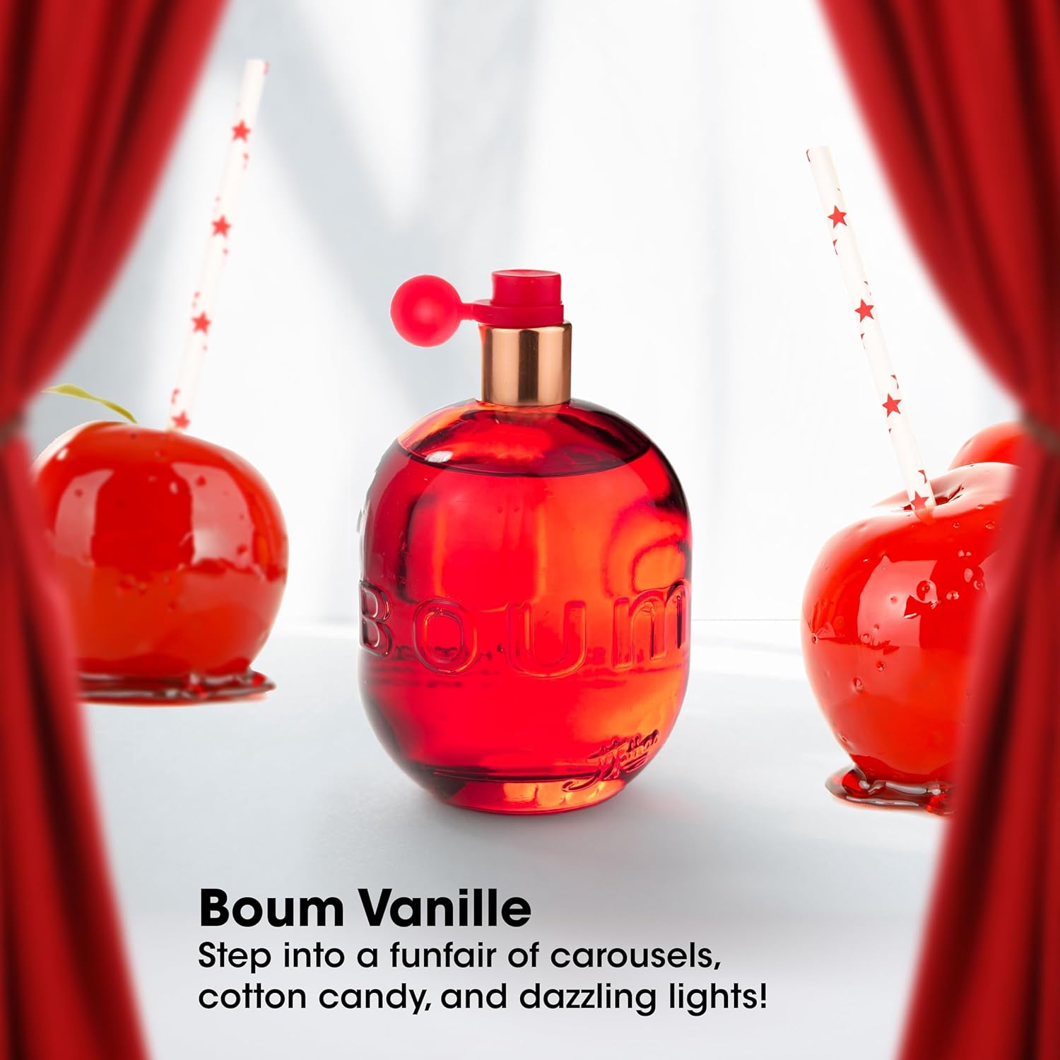 Jeanne Arthes - Boum Vanille Et Sa Pomme D'Amour Eau De Parfum - Spray Perfume For Women - Floral Fruity Scent - Notes Of Orange, Candy Apple - Made In France - 3.38 Fl.Oz : Beauty & Personal Care