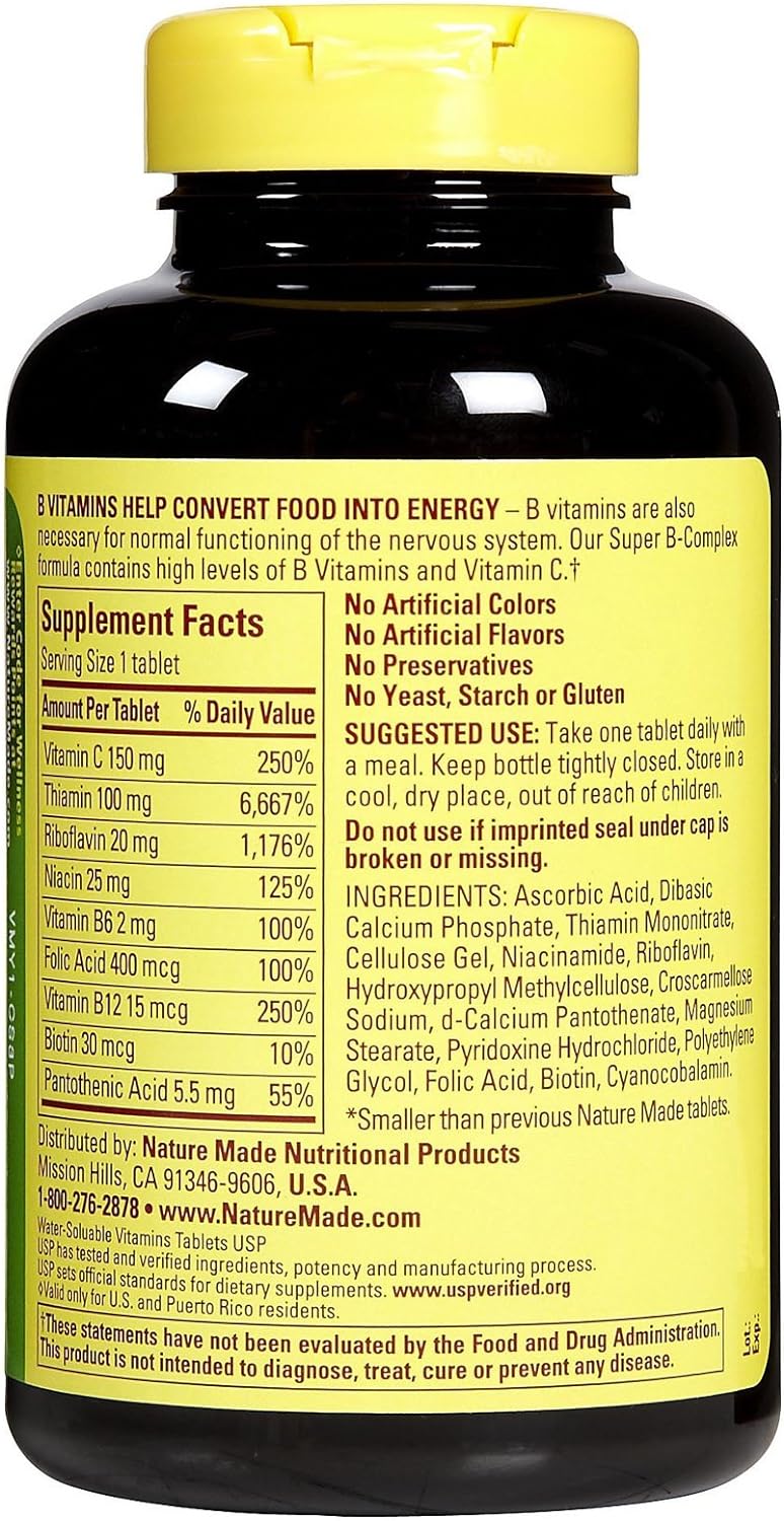 Nature Made Super Vitamin B-Complex Tabs, 300 ct