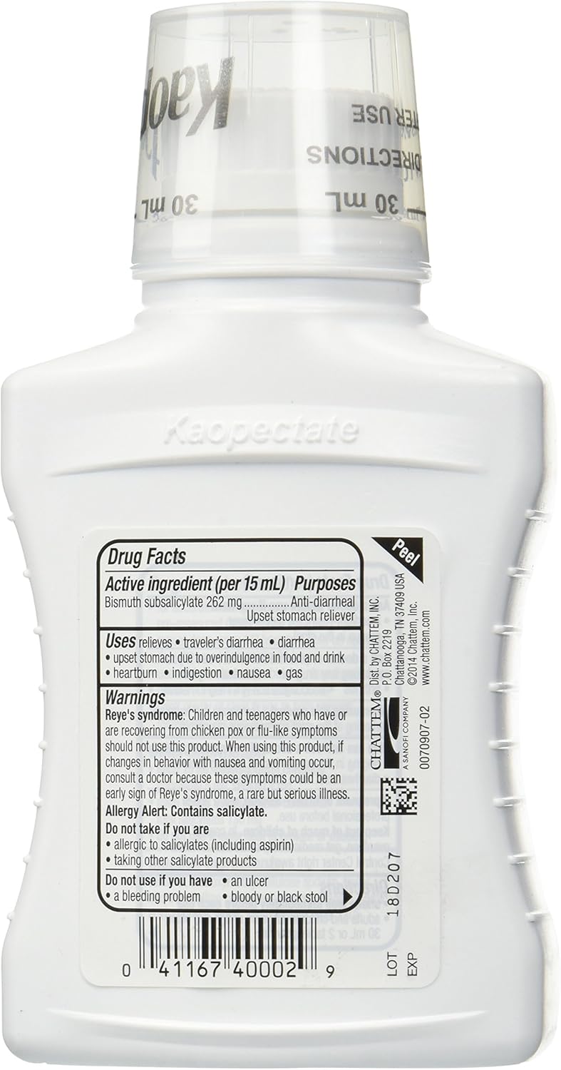 Kaopectate Regular Size 8Fl Oz Kaopectate Vanilla Diarrhea Relief : Health & Household