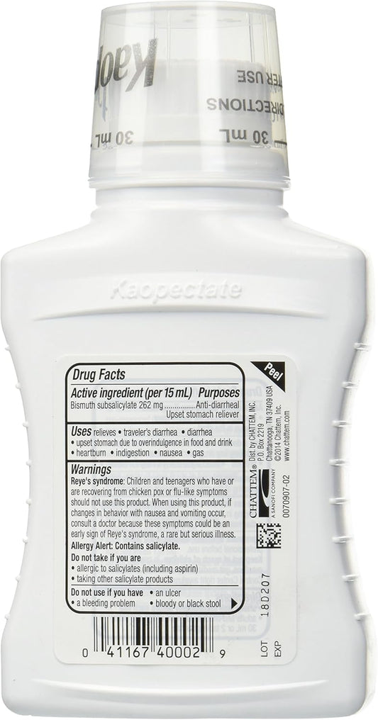 Kaopectate Regular Size 8Fl Oz Kaopectate Vanilla Diarrhea Relief : Health & Household