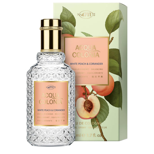 Muelhens 4711 Acqua Colonia White Peach And Coriander For Unisex - 1.7 Oz Edc Spray