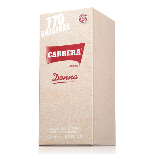 Carrera Jeans 770 Original Bath And Shower Cream For Women, Silky Smooth Skin, 16.9 Fl Oz (2)