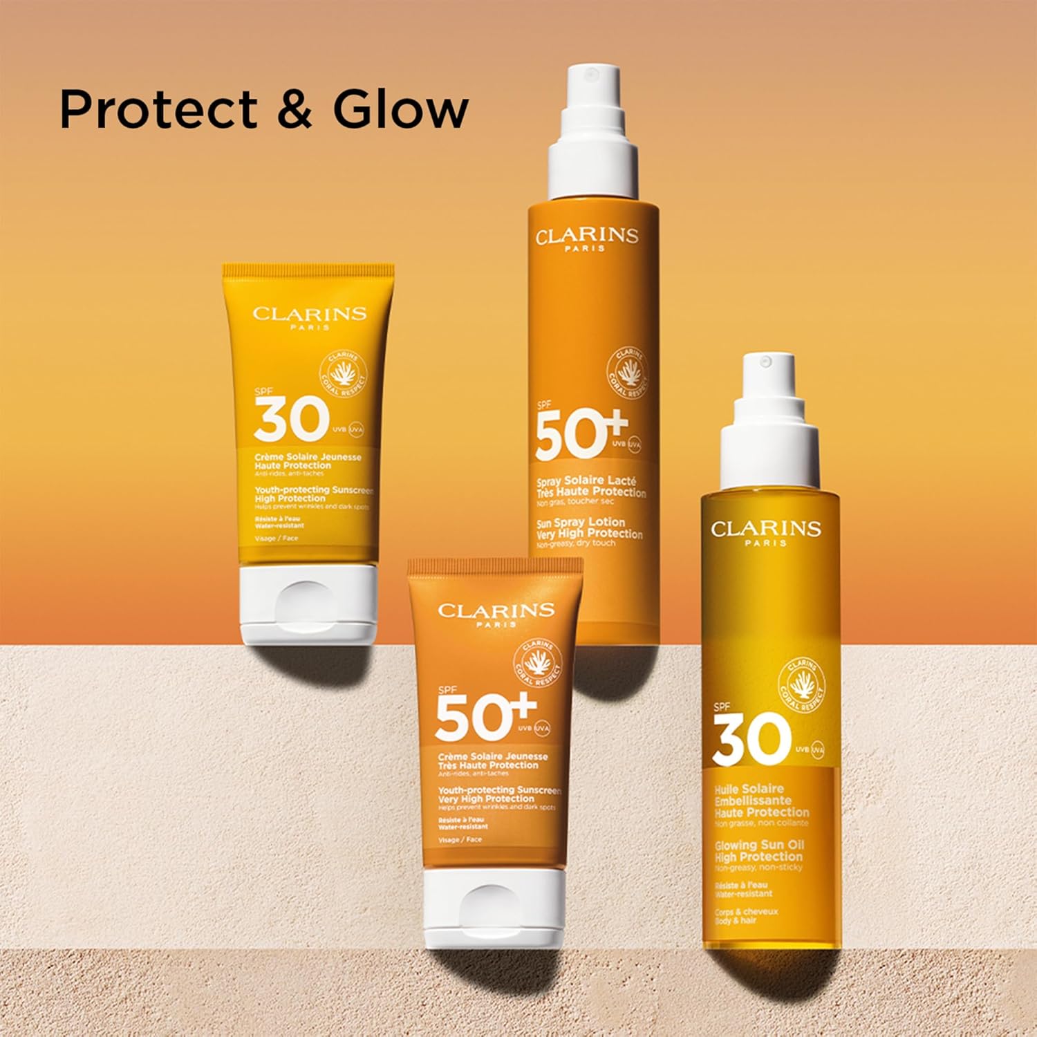 Clarins Sun Spray Lotion Very High Protection SPF50+ 150ml : Amazon.co.uk: Beauty