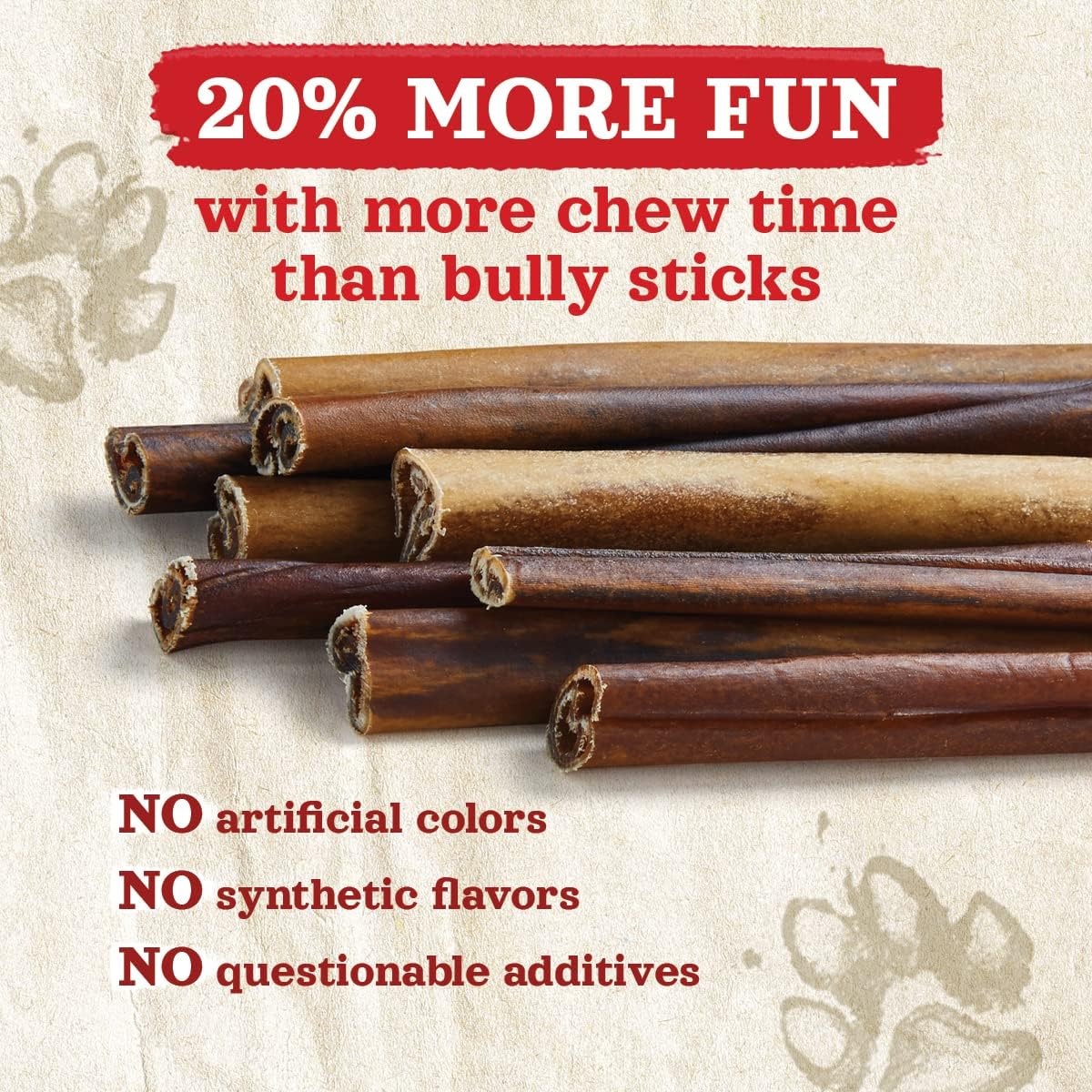 Natural Farm Odor-free Collagen Dog Chews (12 Inch, 3 Pack), Long Lasting Bully Sticks & Rawhide Alternative Dog Treats, 95% Collagen Low Fat, High Protein Best Dental Dog Treats – Medium & Large Dogs : Pet Supplies