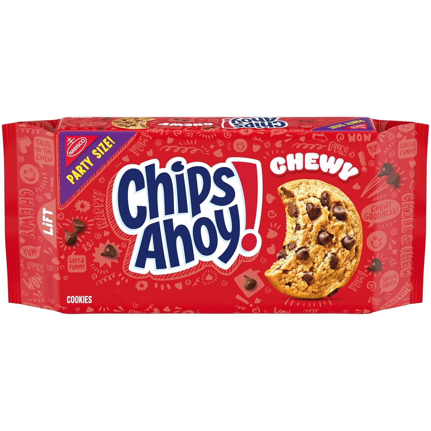 Chips Ahoy! Chewy Chocolate Chip Cookies, Party Size, 26 Oz