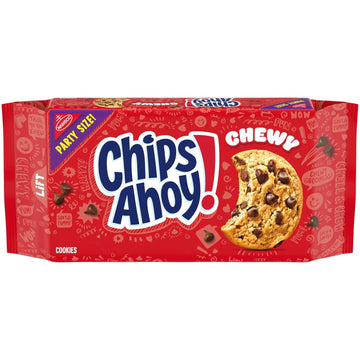 Chips Ahoy! Chewy Chocolate Chip Cookies, Party Size, 26 Oz