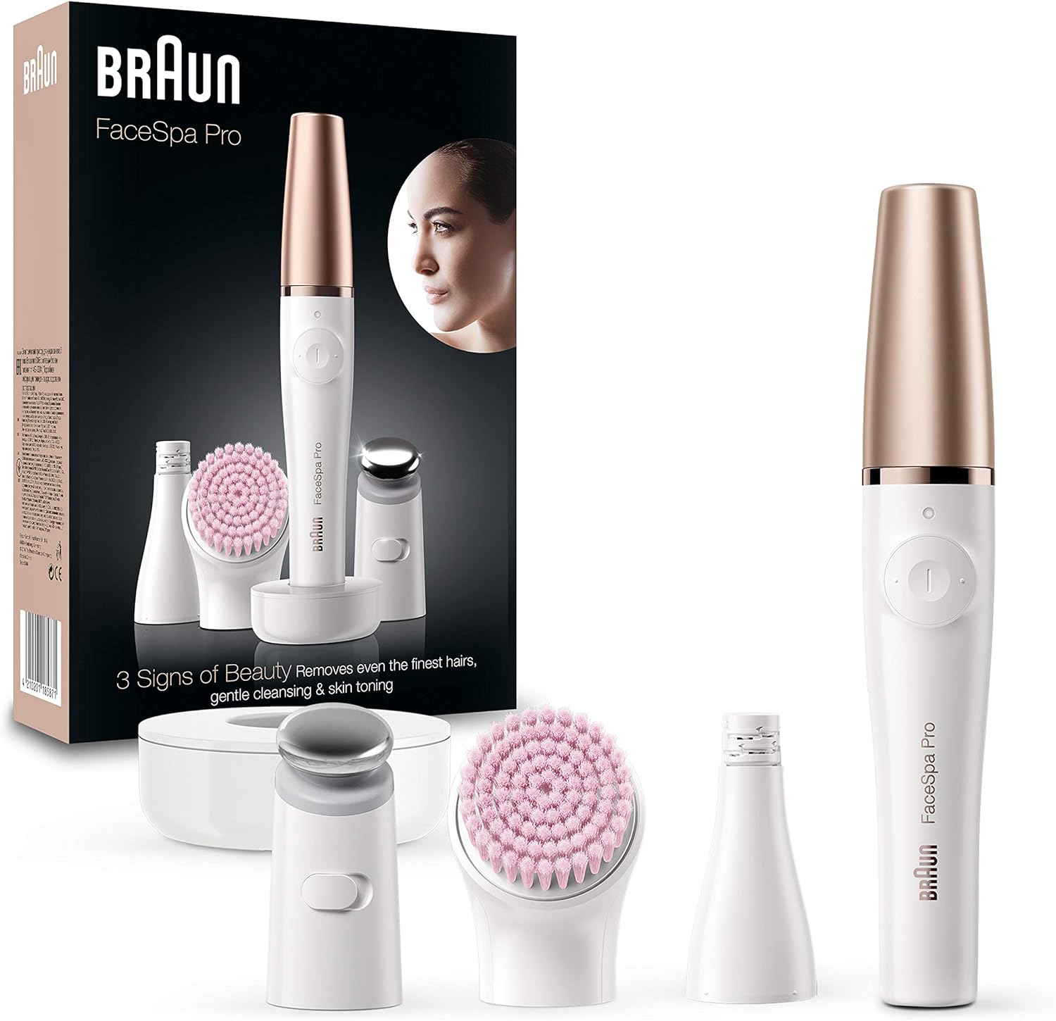 Braun Silk-Épil 9, Epilator For Women For Long Lasting Hair Removal, 4 Extras, Pouch, Cooling Glove, 9-735