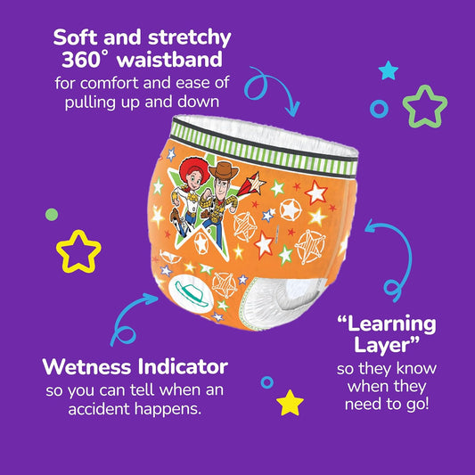 Huggies Pull-Ups Unisex Day Time Training Nappy Pants, Size 6, 20 Pants
